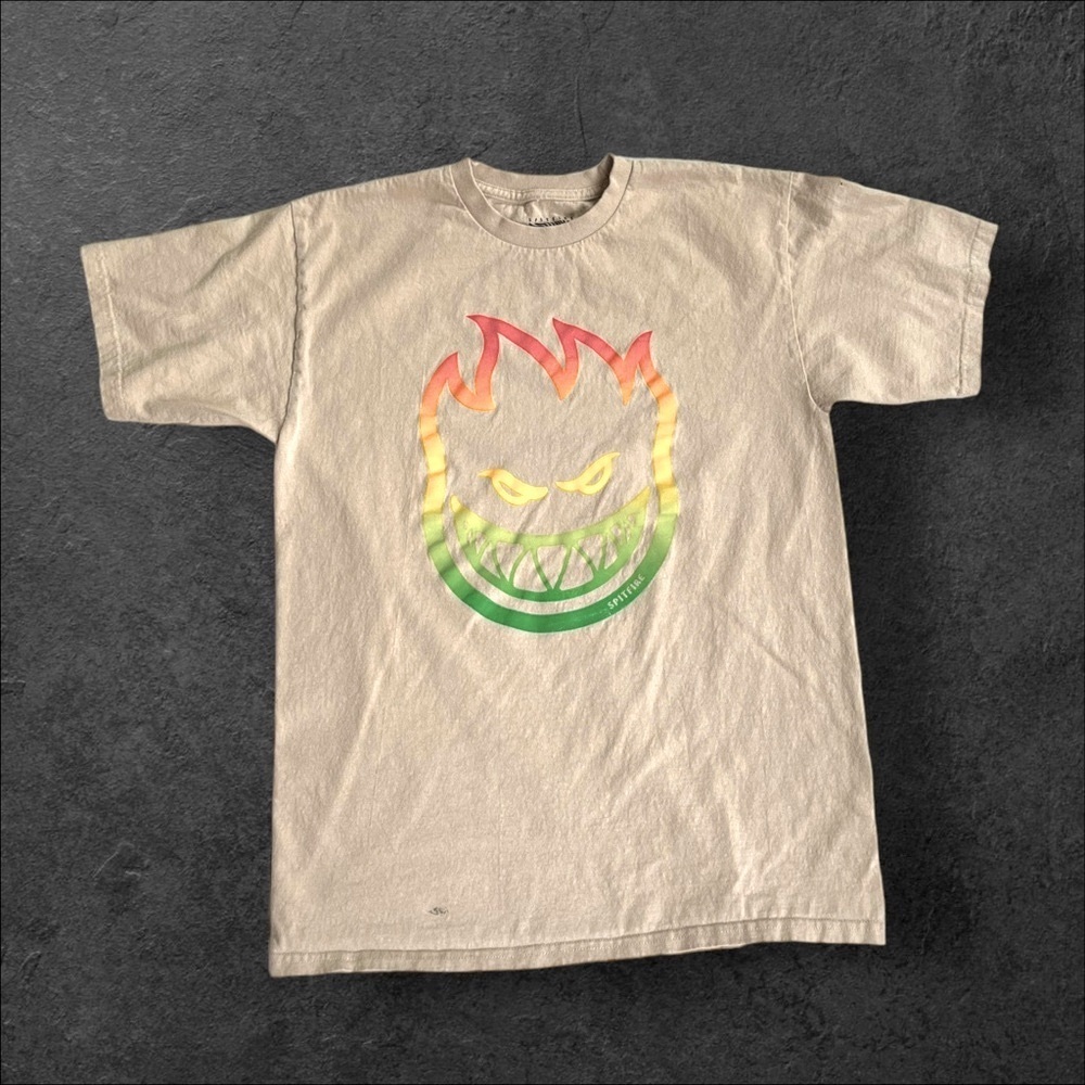 🟢5/$25 Spitfire Tan T-Shirt